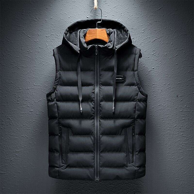1808 New Jacket Cotton Korean Version Slim Fit Coat Thickened Warm Vest Men's Wear