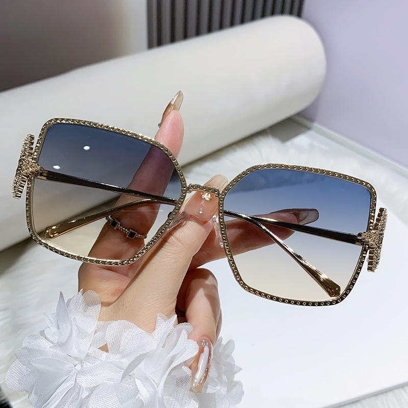 Designer Sunglasses For Women Men Oversize Sunglasses Luxury Polarized Lens Goggle Pilot PC Frame Oversized UV400 Eyewear Luxury Style Sunglasses S179