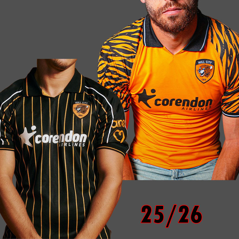 Hulls soccer jerseys City 25 26 HCAFC Kit Hulls Jersey City AFC football Shirts The Tigers soccer shirt HullCitys Kits KAMARA BELLOUMI ALZATE MILLAR Men Kids Uniform