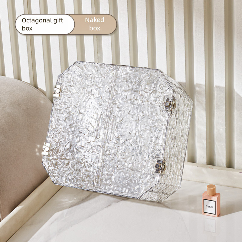 High-End Storage Gift Box Domestic Romantic Practical Luxury Ritual Gift Flip-Top Storage Box Living Room Kitchen Bedroom Decor Exquisite Designer Con