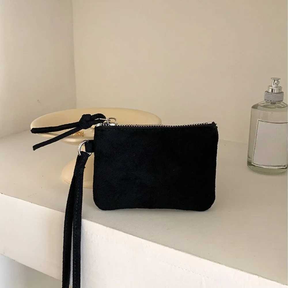 Leopard Print Suede Coin Purse Portable Lipstick Key Bag Women Shoulder Bag Mini Storage Bag Small Wallet Travel Mini Purse 2025 G250802