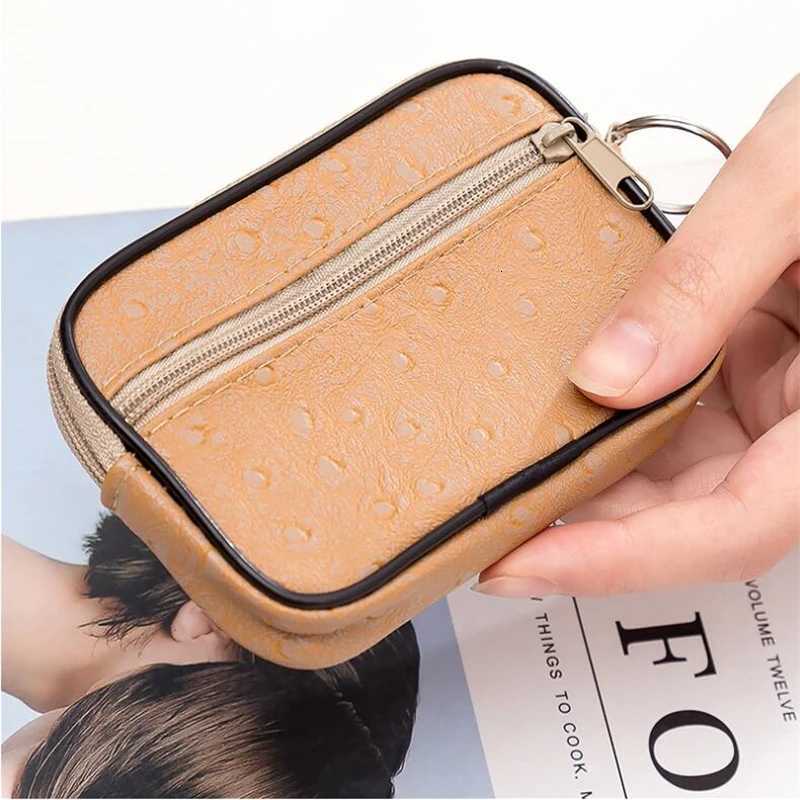 Men Small Coin Bag Casual Style Zipper Change Wallet Bag Small Soft Men Women Card Coin Key Holder G250802