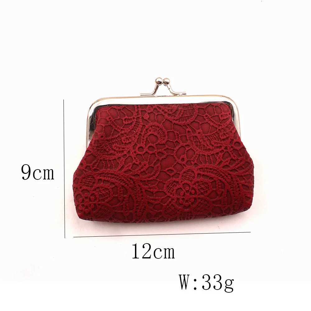PU Lace Embossed Small Wallet 4-Inch Clutch Bag Mini Coin Purse Data Cable Organizer Portable Pouch for Womens Money Bags G250802