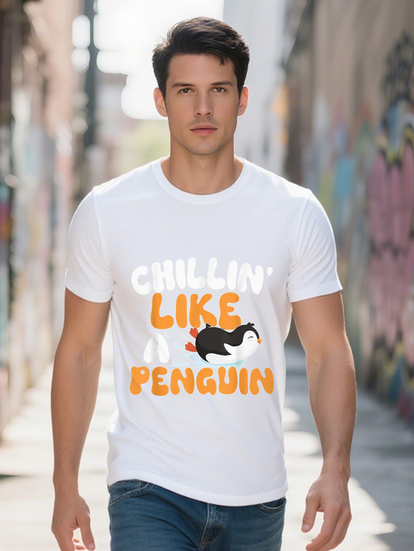 Chillin Like A Penguin Lover Bird Watcher T Shirt