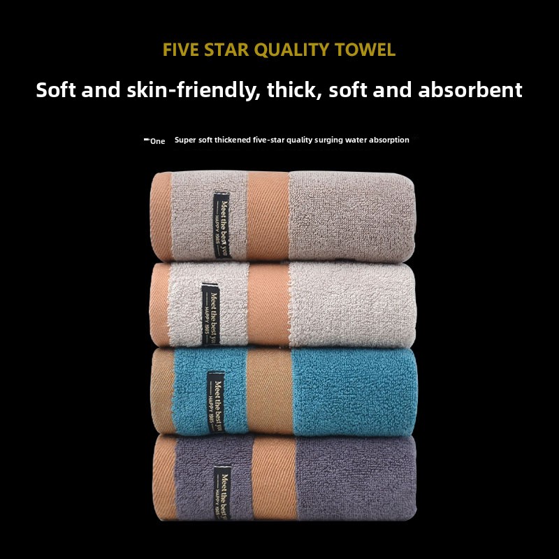 3pcs 100% Cotton For Everyday Use Thickening Towel,13*30nches, Soft Refreshing Breathable, Bacteriostat Bath Towel Water Injectivity Strong Quick Dryi