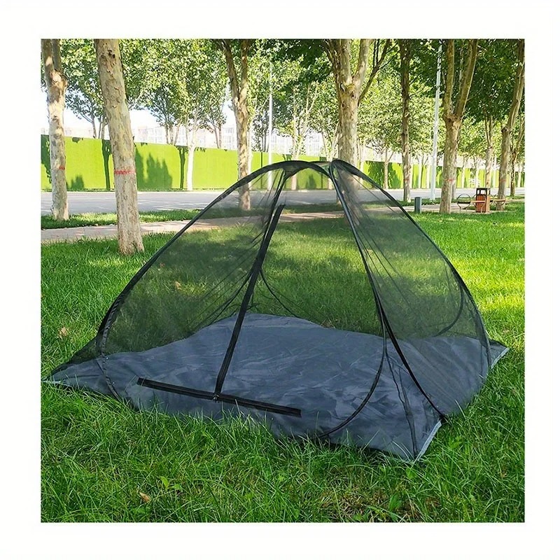 Camping Mosquito Net Tent Portable Folding Mesh Net Tents Camping Single Bed Mosquito Net Tents Automatic Tent Camping Accessory
