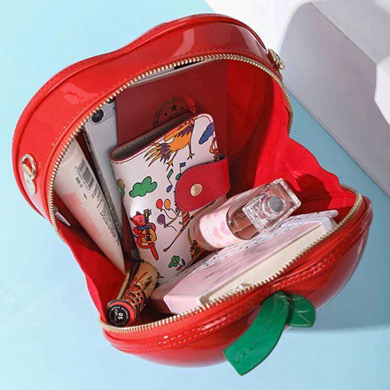 Summer Simulation Red Fruit Shape Crossbody Small Purses And Handbags For Women Fashion Clutch Girls Shoulder Bag