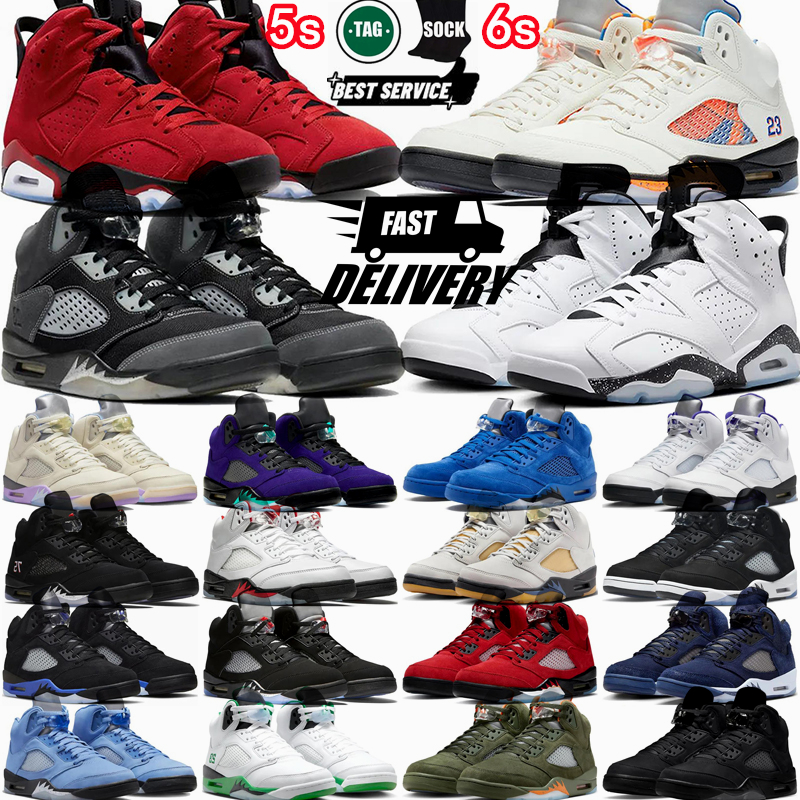 Designer 5 5s Men Basketball Shoes 6 6s Raging Georgetown Toro Bravo Bull Fire Reverse black Metallic Reimagined Ticket Burgundy Olive Sail Cool Mans Sneakers