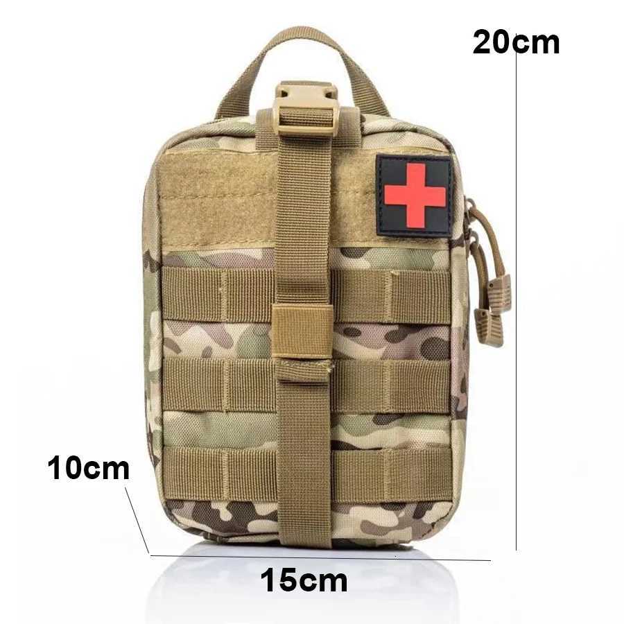 Tactical First Aid Kits Medical Bag Emergency Outdoor Hunting Car Camping Survival Tool EDC Pouch Organizer G250802