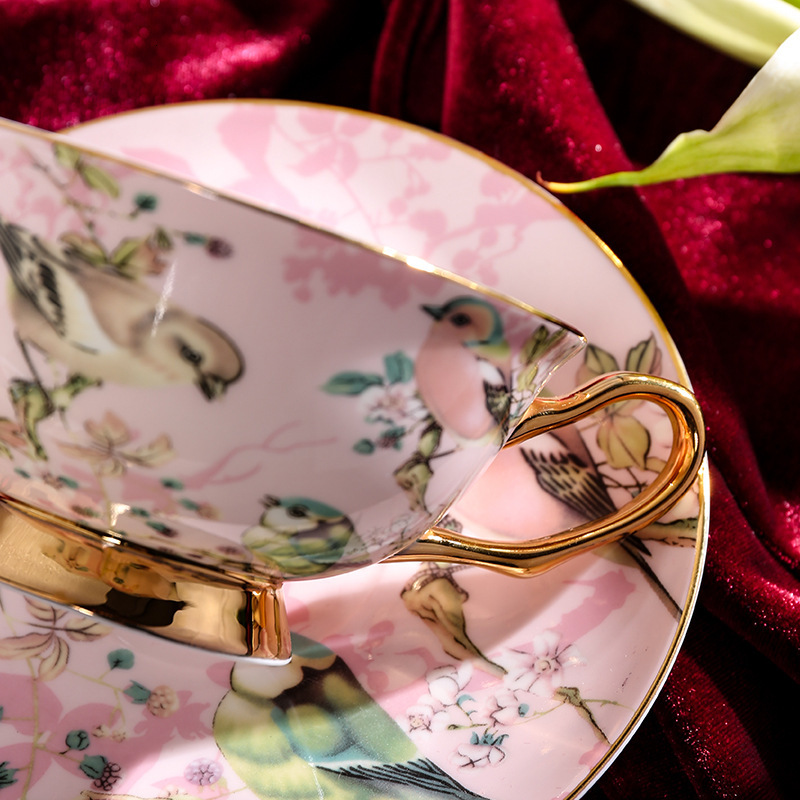 Meidao Coffee High-end Exquisite Bone China Large Capacity Mug Designer Style Afternoon Tea Cup Set designer luxcury