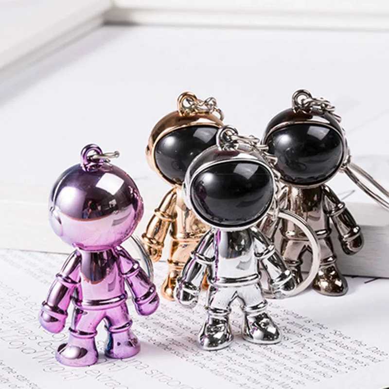 Plastic Space Human Spaceman Astronaut Keychain Keyholder Bag Pendant Decoration G250802