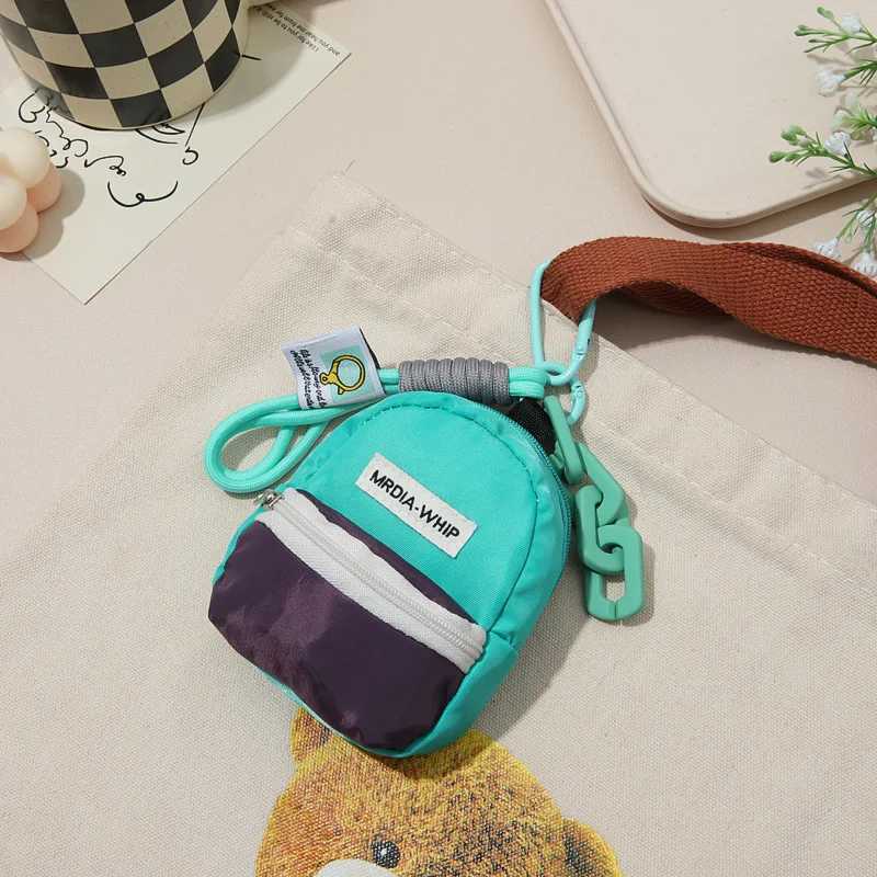 Summer Colorful Mini Coin Purse Storage Bag Hand Strap Phone Case Clip Anti-Loss Pendant G250802