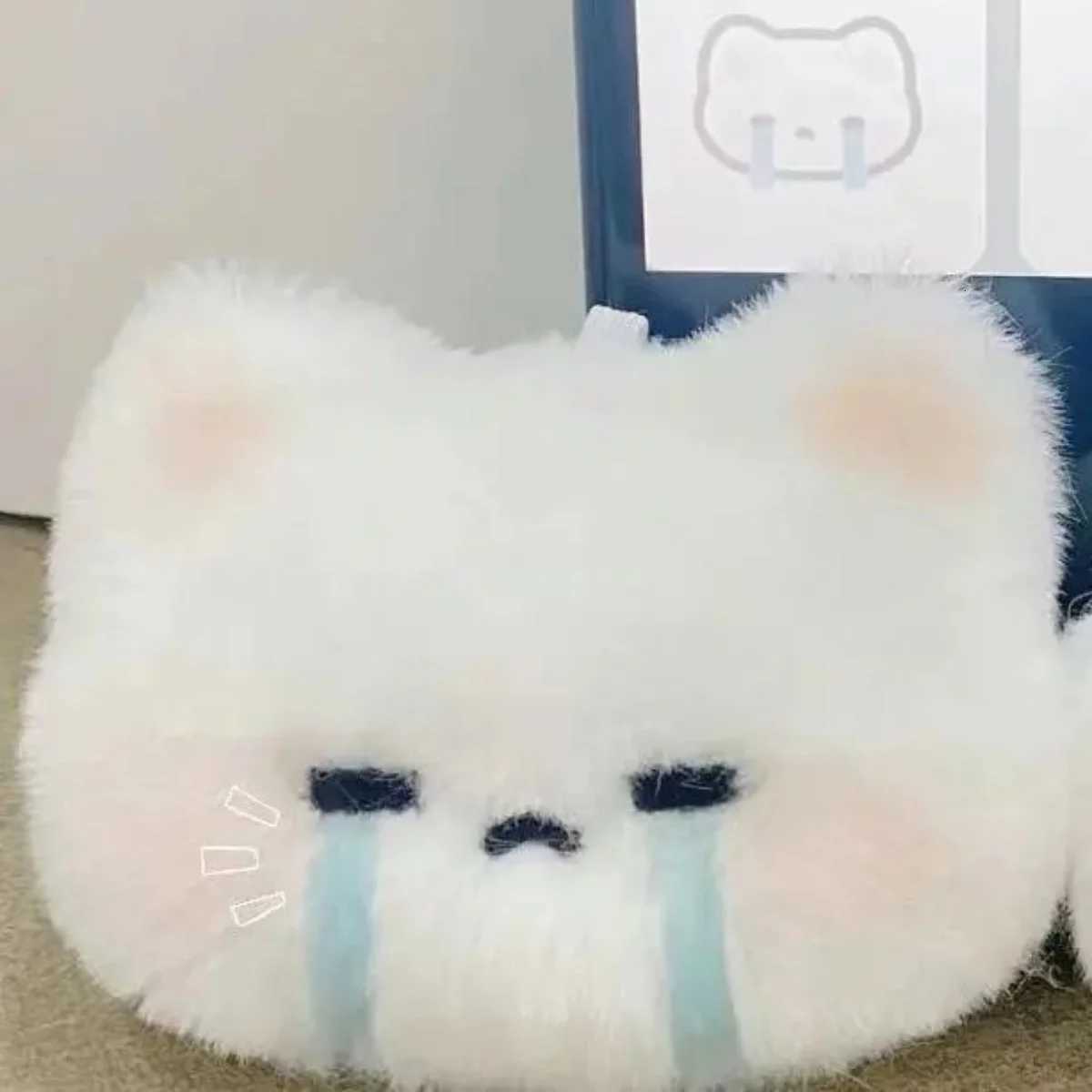 Cartoon Plush Rabbit Doll Toy Keychain Sweet Cute Bag Pendant Charms Car Keyring Accessories For Women Couples Kawaii Gift G250802