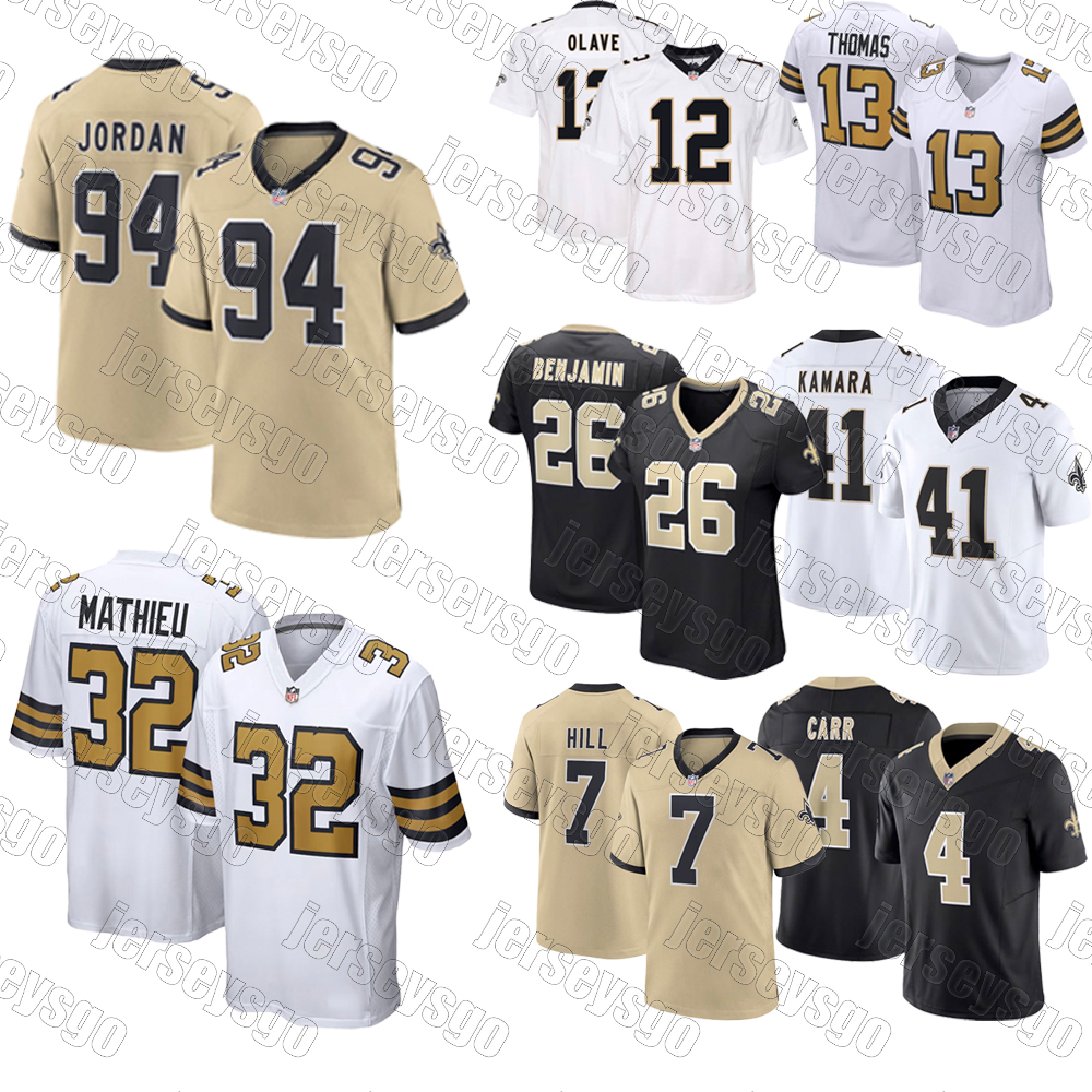 Tyler Shough Football Jersey SaintsS Spencer Rattler Alvin Kamara Chris Olave Jamaal Williams Chris Olave Taysom Hill Rashid Shaheed Demario Davis Ruiz Jersey