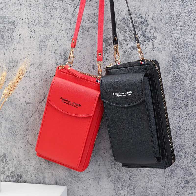 New Model Mobile Phone Bag - Trendy and Versatile Korean-style Mini Crossbody Bag Large Capacity Multi-slot Wallet - Womens Bag G250802
