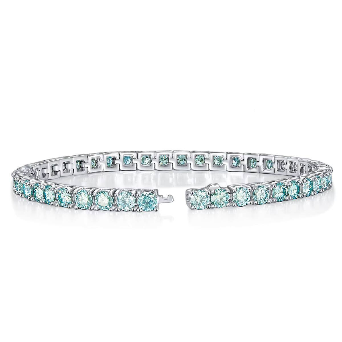 Ruizuan Moissanite Tennis Bracelets for Me Men Ladies Tennis Bracelet Moissanite Jewelry With Certificate Game GRA