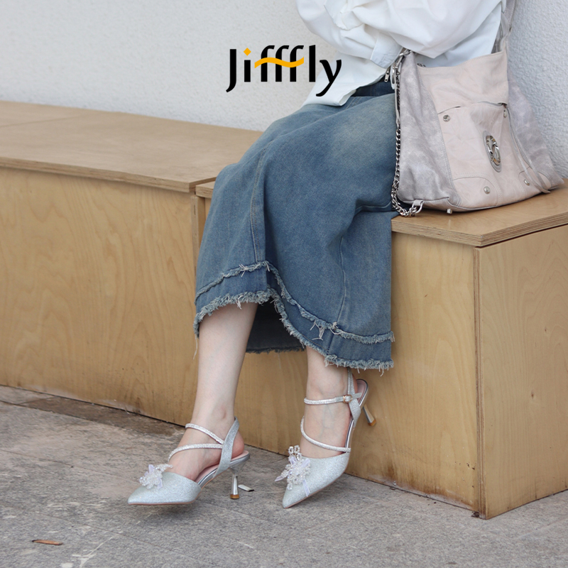 High heels, pointed shoes, trendy ladies, fashionable leather shoes, sandals, banquet shoes, formal wear high-end sense single shoes Designer shoes Dr