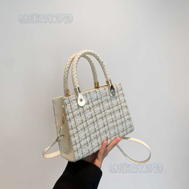 Trendy Bags Womens Bags 2024 Summer New Fashion Beautiful Texture Single Shoulder Crossbody Small Square Bag H250804