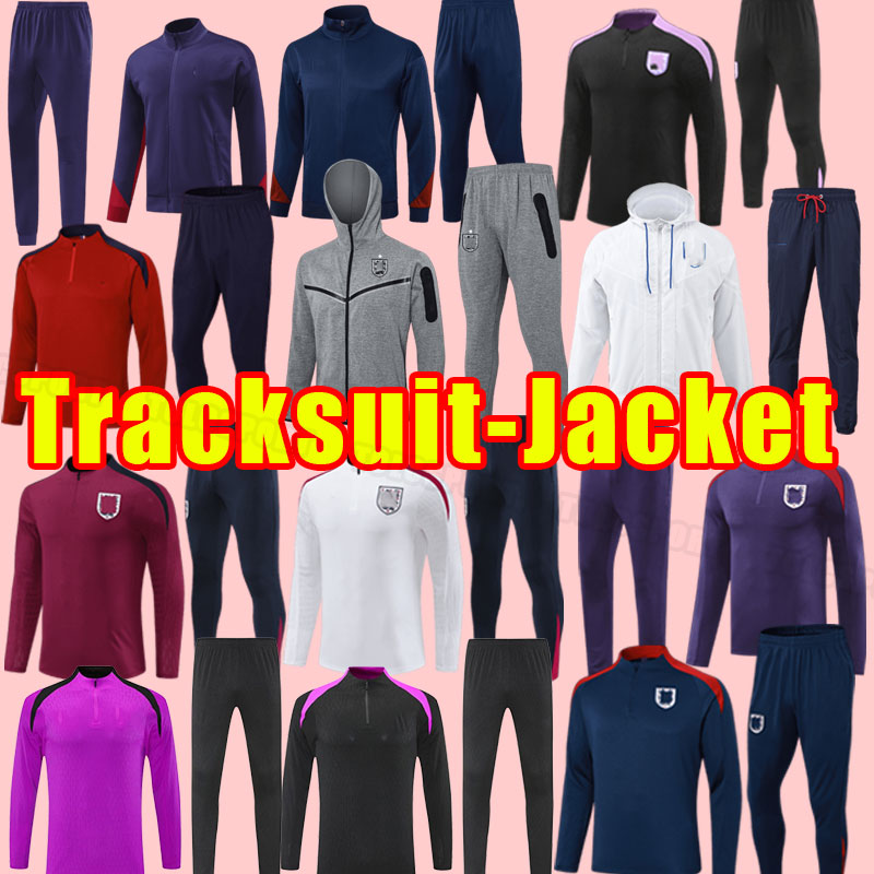 2025 2026 KANE STERLING soccer tracksuits 25 26 RASHFORD SANCHO GREALISH MOUNT SAKA football shirt men ENGlAND FODEN uniforms long sleeve tracksuit jacket adult