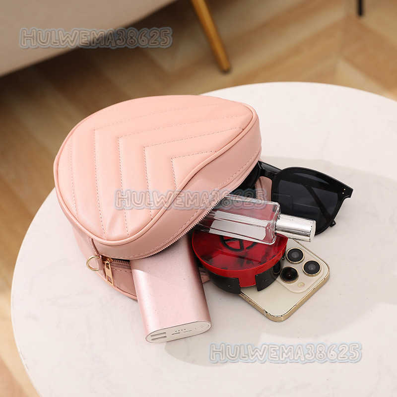 Sweet Heart-shaped Small Bag 2025 New Fashion Embroidered Womens Bag Shoulder Crossbody Bag Ladies Phone Bag H250804