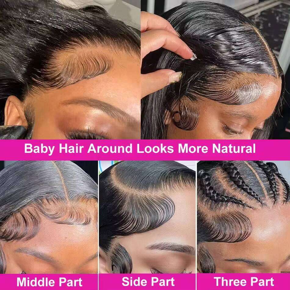 Curly Short Bob 200% HD Frontal 100% Natural Human Hair Wigs Deep Water Wave 13X4 Lace Front Wig 4x4 Closure for Women
