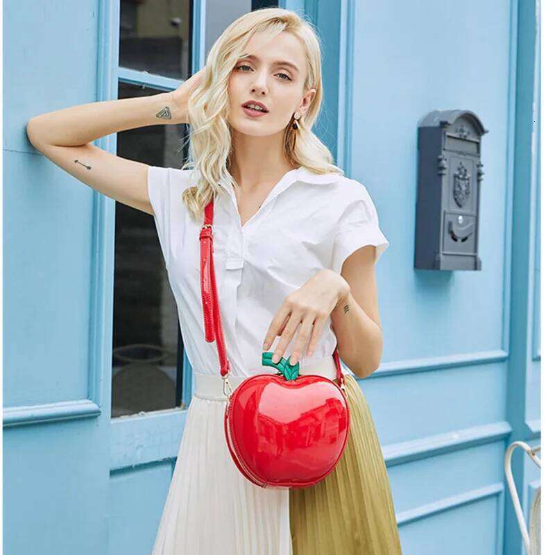 Summer Simulation Red Fruit Shape Crossbody Small Purses And Handbags For Women Fashion Clutch Girls Shoulder Bag