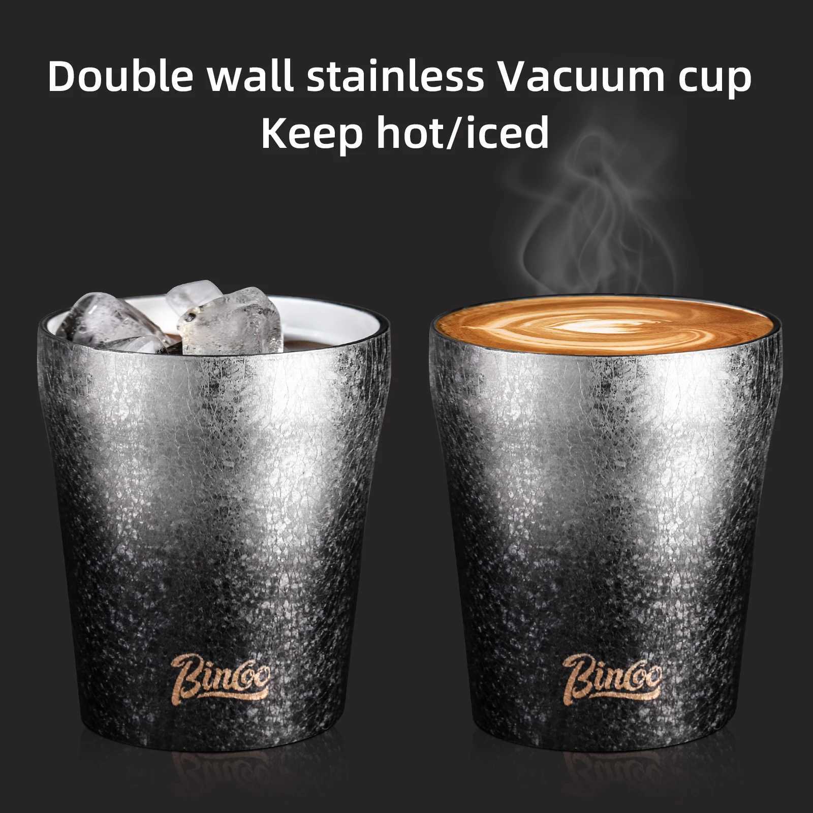280ml Double Wall Ceramic Travel Mug Insulated Portable Stainless Steel Thermal Cup for Camping Daily Y250802 W260226