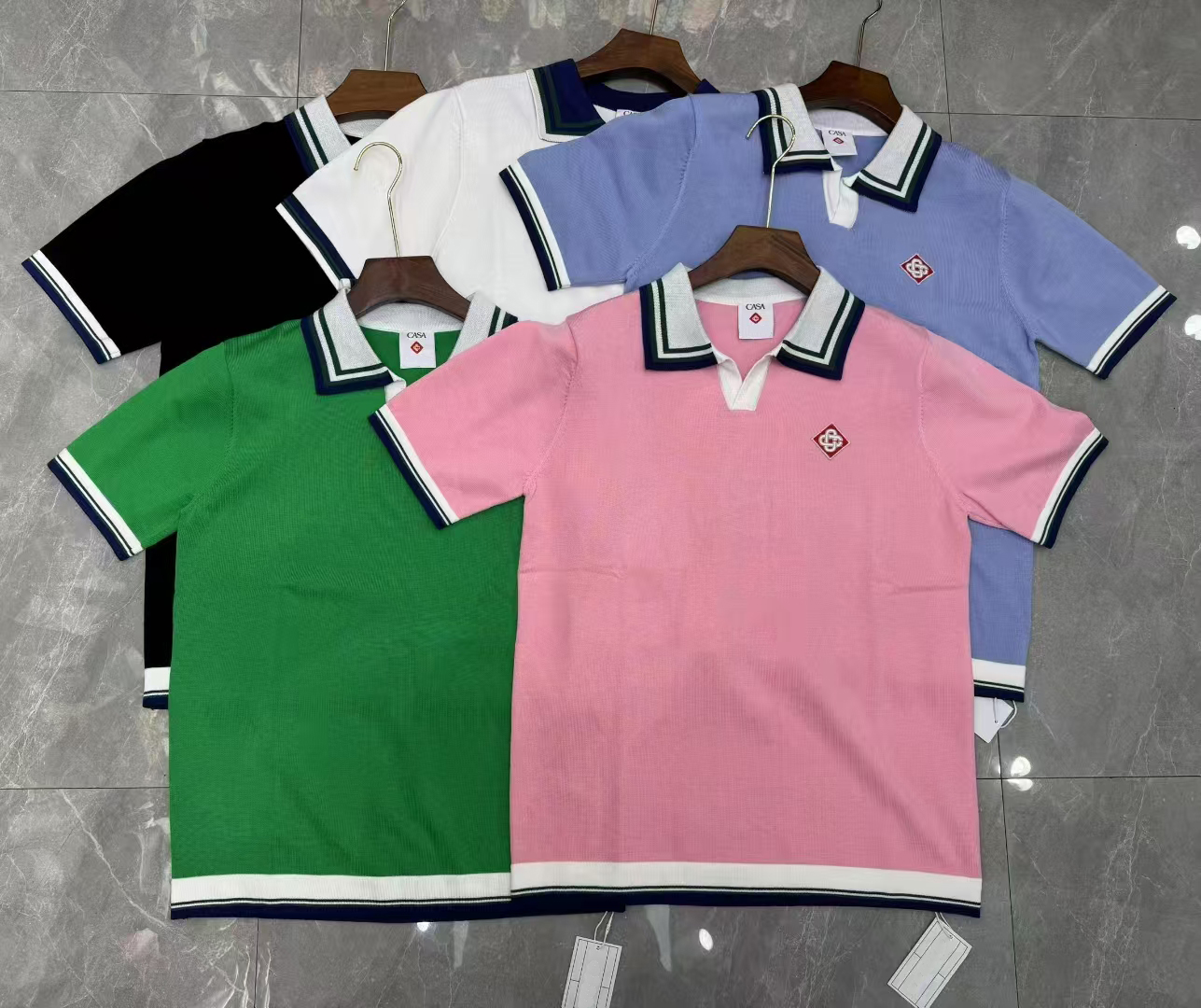 Men's Polos High end embroidered short sleeved cotton polo shirt men s T shirt Korean fashion clothing summer luxury top Asian size M-- 4XL