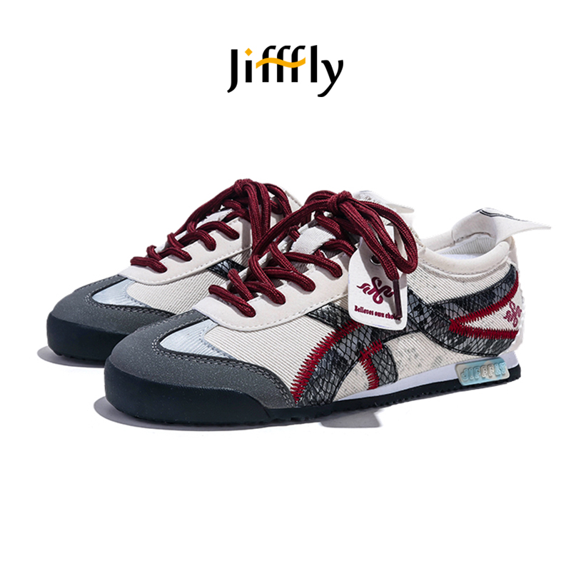 Men & Womens Comfortable Jiffly Leisure Athletic Shoes Featuring a Stylish Retrospective Design