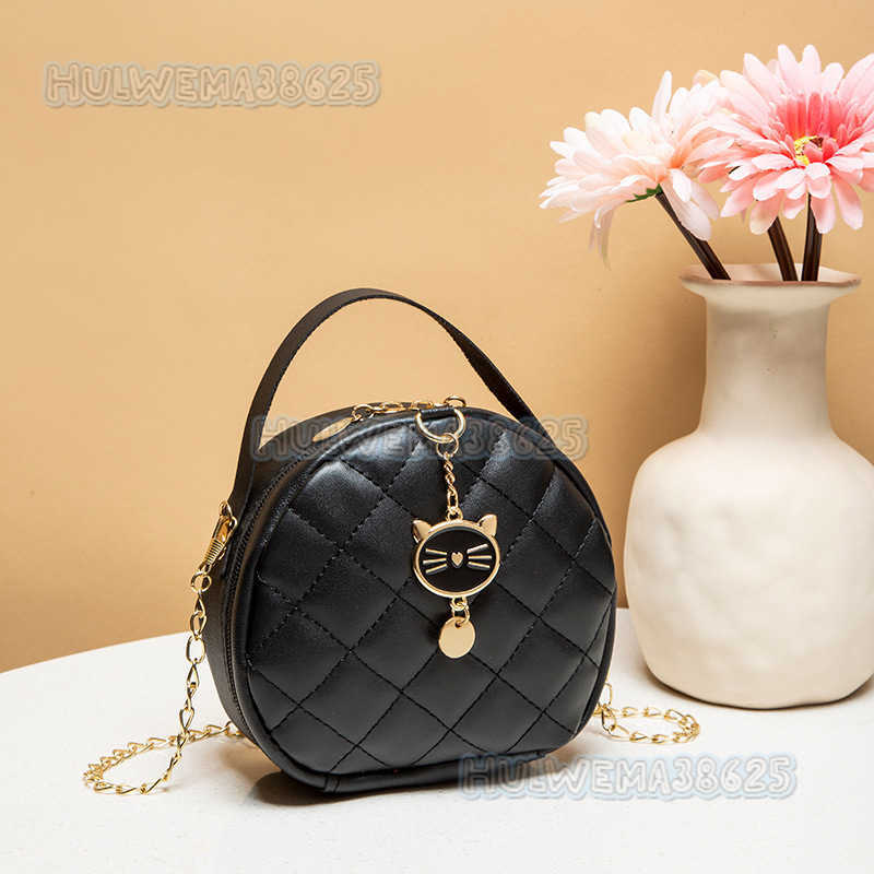 Womens Bag 2025 New Fashion Mini Small Bag Womens Chain Bag One Shoulder Crossbody Small Round Bag Women H250804