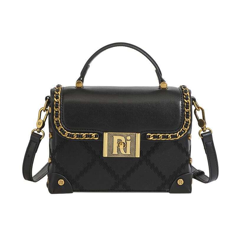 Advanced Niche Design For Women's New Single Shoulder Crossbody Bag, Retro And Versatile Portable Small Square Bag