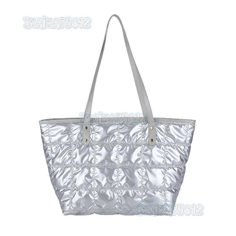 Womens Large Capacity Bag 2025 New Winter Niche Texture Shoulder Bag Fashion Simple Commuter Tote Bag Large Bag H250804