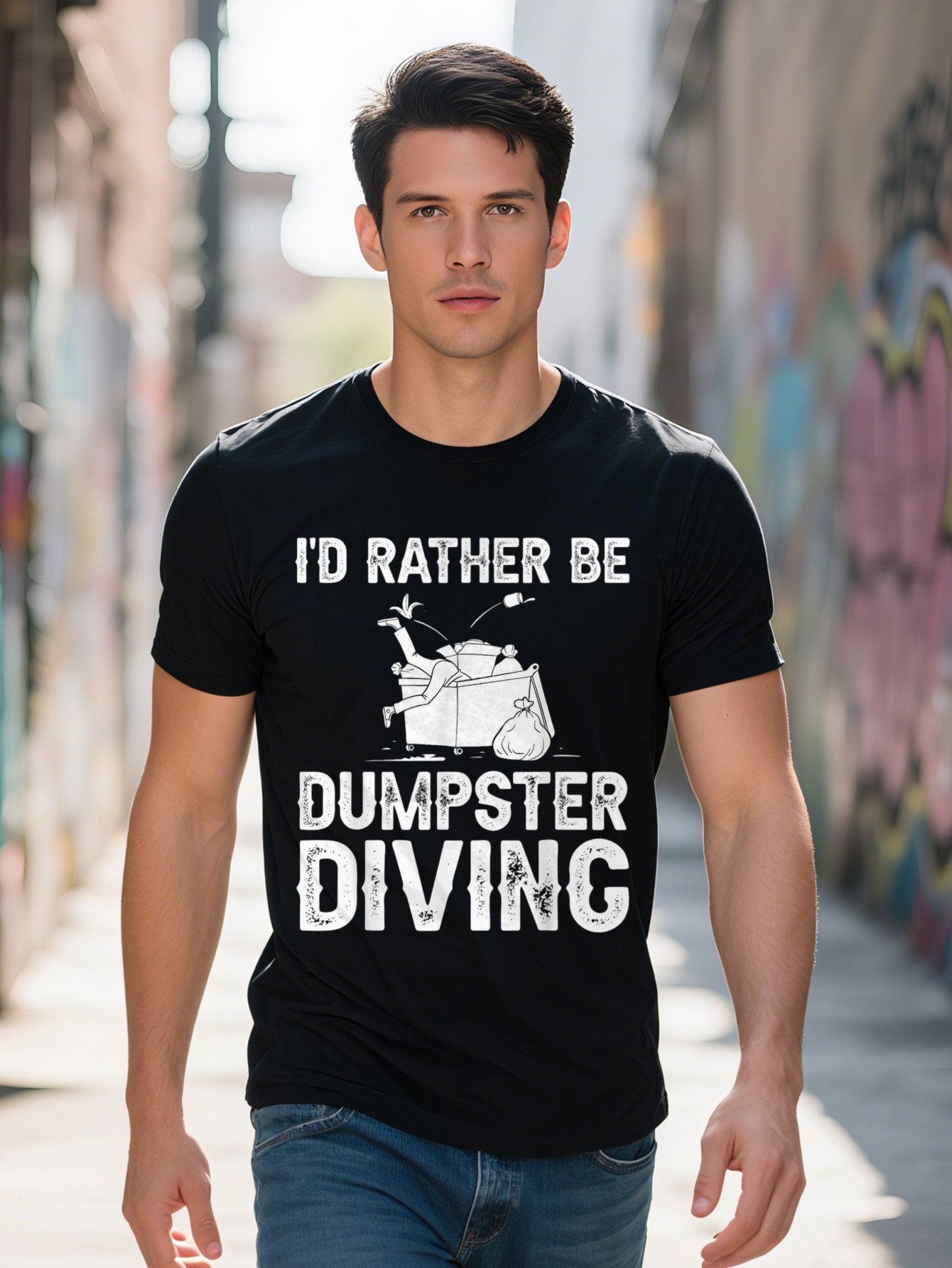 Dumpster Diving Tools Garbage Picker Diver T Shirt 51833 2edba