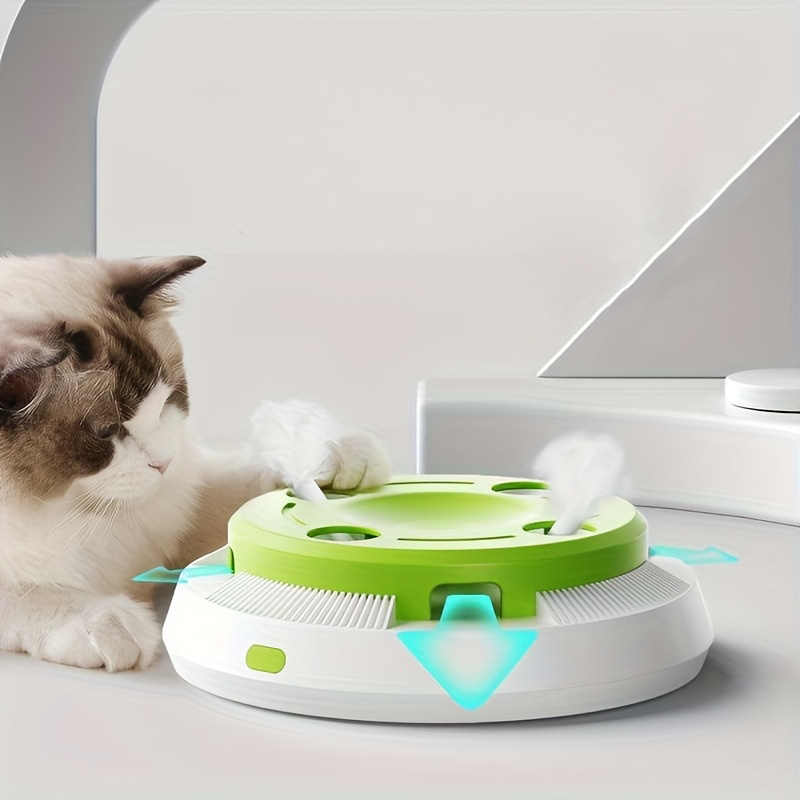 The cat-teasing play plate is a great tool for cats to have fun and relieve boredom