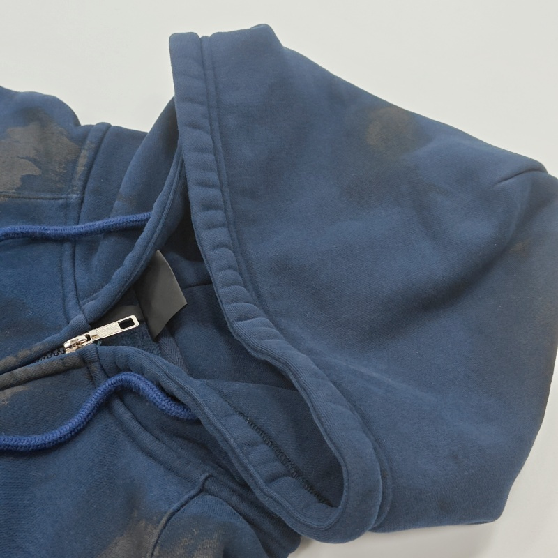 Customizable Zip-Up Hoodie: Warm & Cozy Soft Cotton Blend Sweatshirt Color, pattern, and style can be customized
