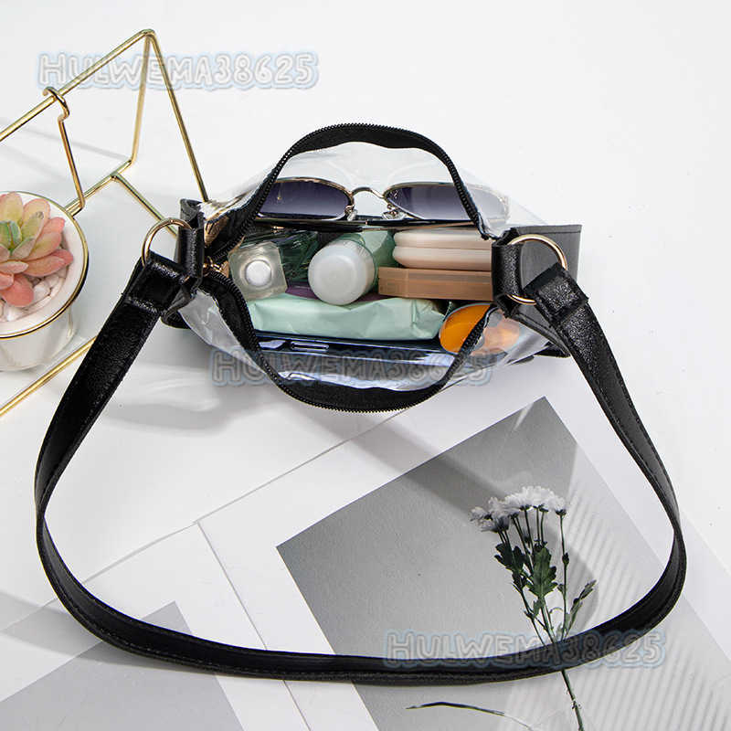 2025 New Trend Underarm Bag Fashion Transparent Bag Single Shoulder Bag Handheld Womens Bag Simple Small Bag H250804