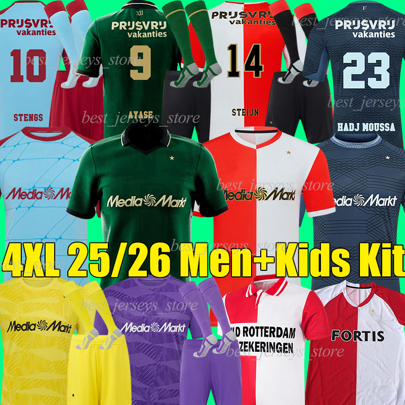 4XL 25/26 FeYeNoOrdS STEIJN 4th Soccer Jerseys AYASE HADJ MOUSSA SLITI Q.TIMBER BOS WATANABE MODER LARIN WATANABE HWANG LOTOMBA men kids kits socks sets football shirt