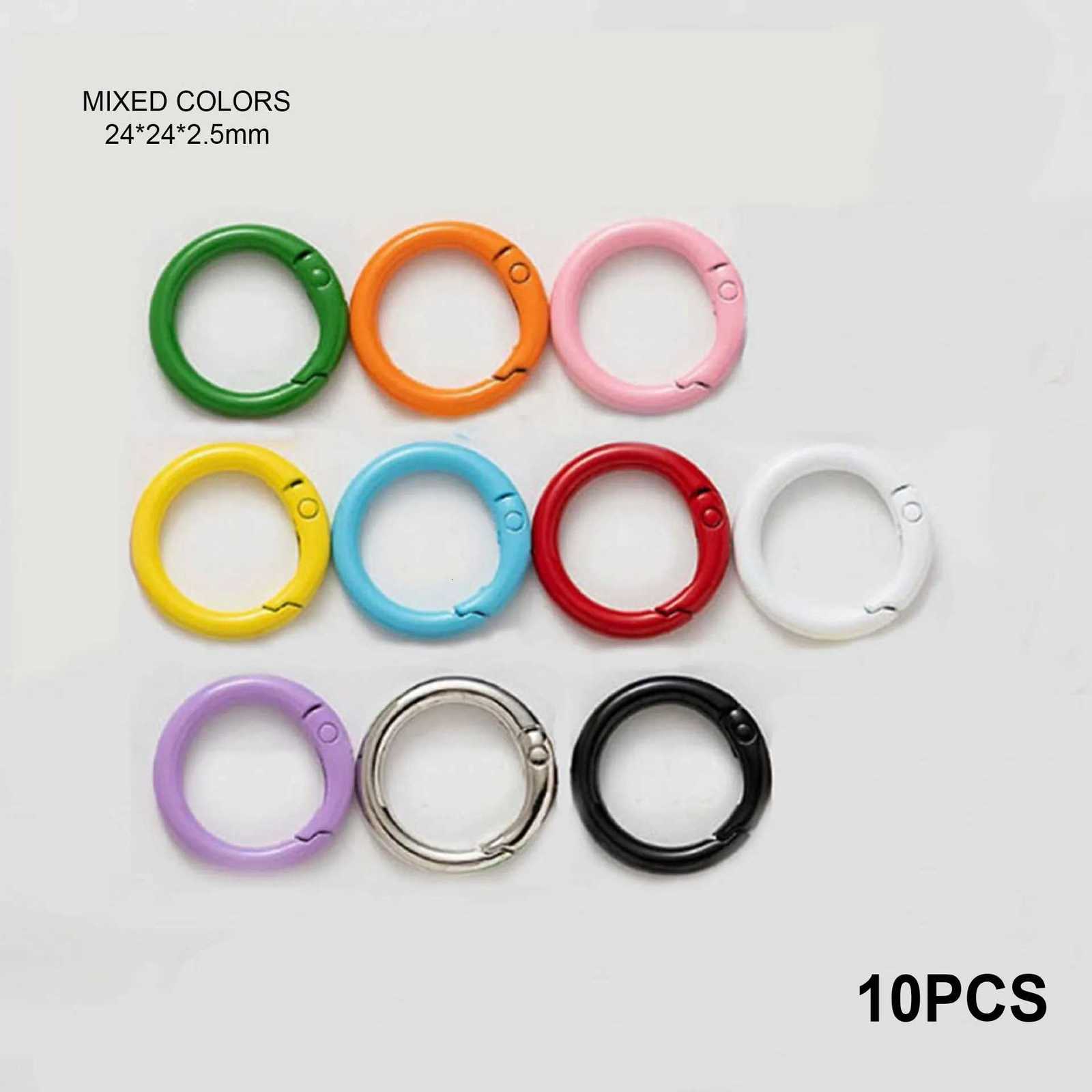 10PCS Small S Type D Gourd Round Star Heart Shaped 5cm Carabiner Set 10pcs Hook Clips Keychain G250802