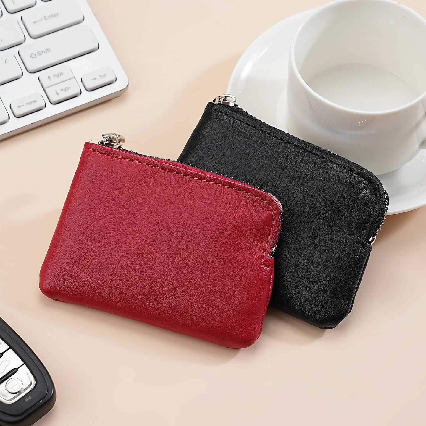 Fashion Leather Multifunctional Card Bag Creative PU Leather Change Bag Unisex Mini Card Bag G250802