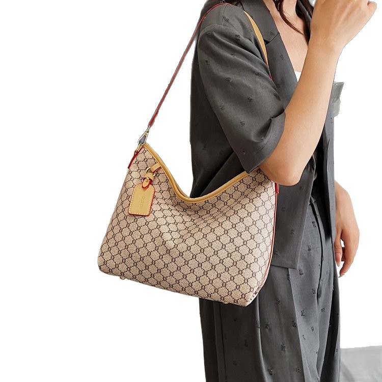 free shipping designer bags Luxury Bags Retro monogram trendy casual women's single-shoulder bag with exquisite patterns