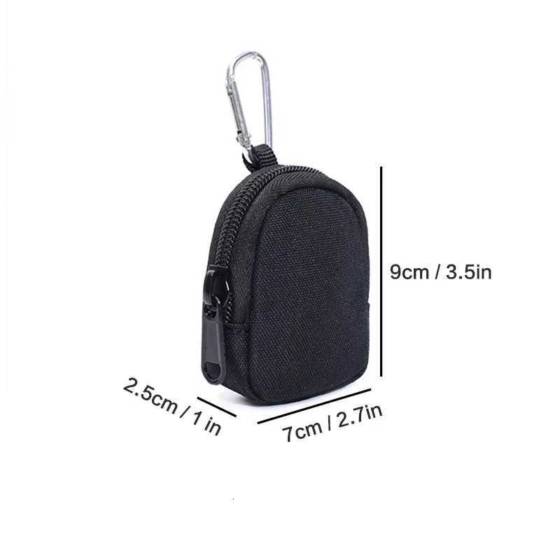 Mini EDC Bags Small Pocket Bags Tactical EDC Pouch Key Wallet Holder Men Canvas Coin Purses Pouch Zipper Outdoor Storage Bag G250802