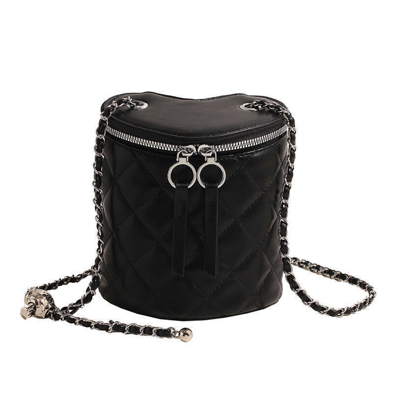 Fashion Quilted Embroidery Small for Women New Spring Summer Versatile Stylish bags Chain Shoulder designer Crossbody Cylinder Bag