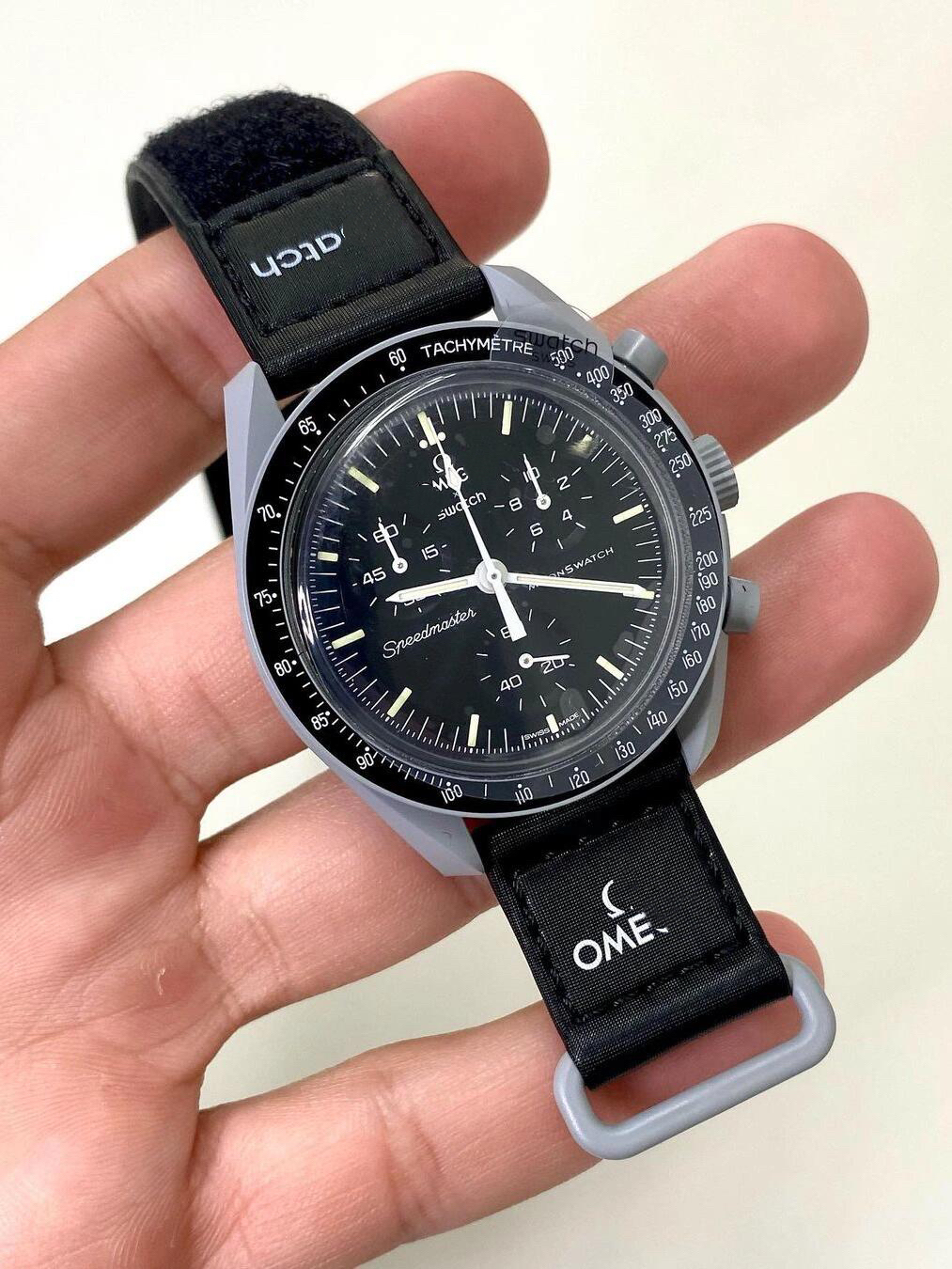 2025 NEW MOON Bioceramic Quartz Chronograph Mens Womens URANUS Watch Mission To Mercury Black Nylon Luxury MOON Watch Limited Edition master wristwatches 2026