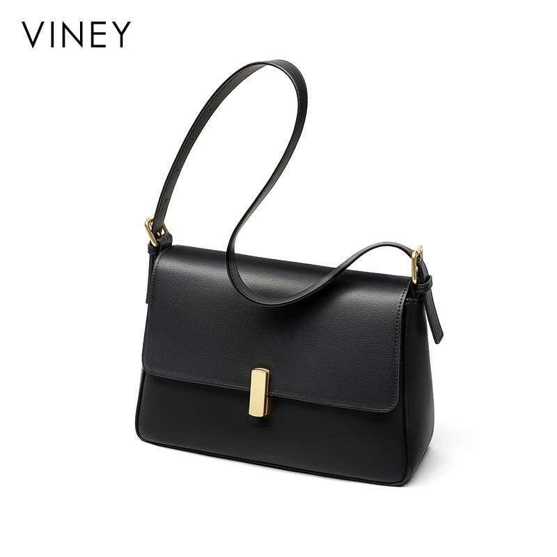 VINEY Ladies 2025 New Women's Messenger Genuine Leather Large Capacity High-end Underarm Shoulder Bag