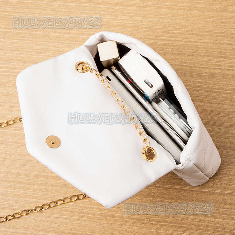 Fashion Quilted Womens Bag 2025 Summer Small Square Bag Single Shoulder Crossbody Bag Simple Flower Phone Bag Chain Bag H250804