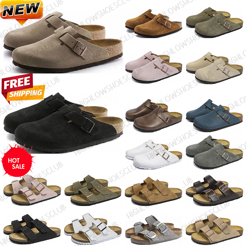 Free Shipping designer berkinstocks sandals brikinstock clog slippers mens womens suede leather slides sandal beach outdoor shoes