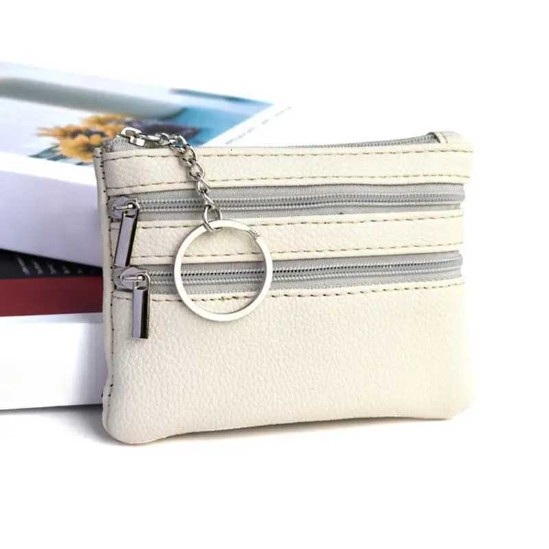 Pretty Zipper Card Wallet Coin Purses Womens Small Change Money Bags Pocket Wallets Key Holder Case Functional Pouch G250802