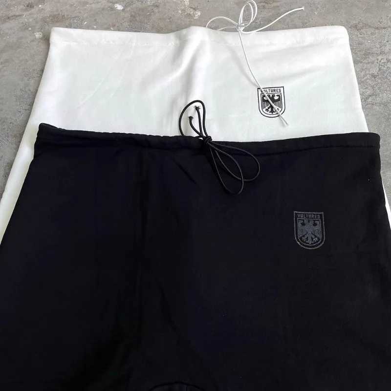 Thin FLeece Vultures Sweatpants Black White Straight Track Pants Men Women Winter Casual Loose Cut Jogger Trousers YZY X250804