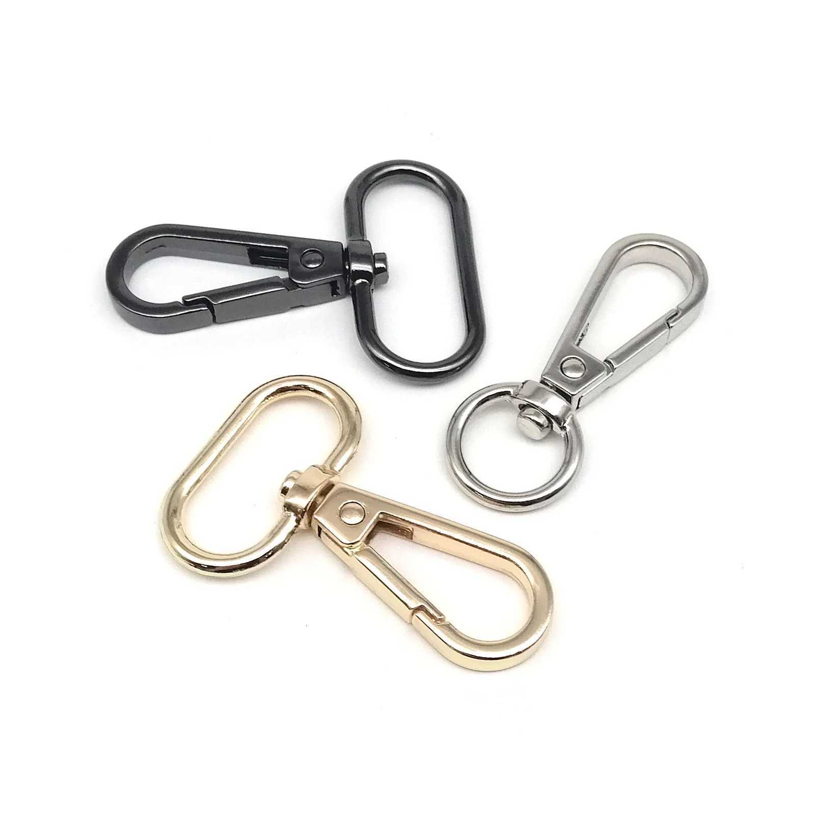 Metal Swivel Lobster Leather Bag Handbag Purse Shoulder Strap Belt Clip Trigger Buckle Keychain Key Ring Dog Chain Collar Clasp G250802
