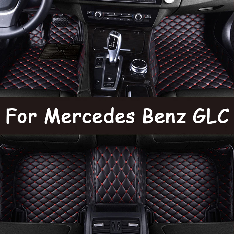 Custom Car Floor Mats For Benz GLC X253 GLC Coupe C253 2015 to 2023 Years Auto Carpets Foot Coche Accessories